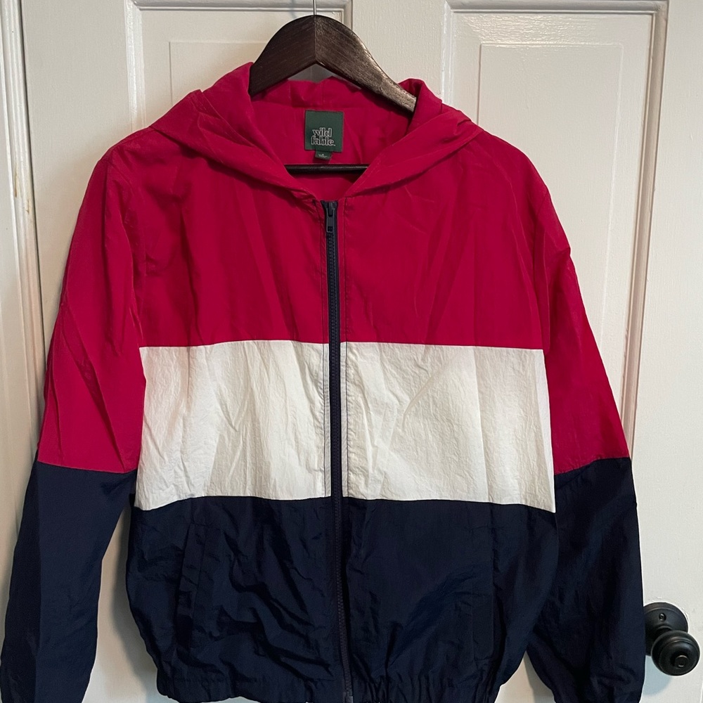 Wild Fable Striped Track Jacket